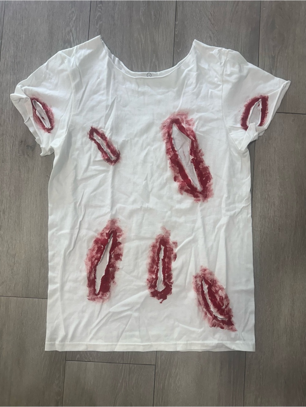 Halloween costume zombie tee
